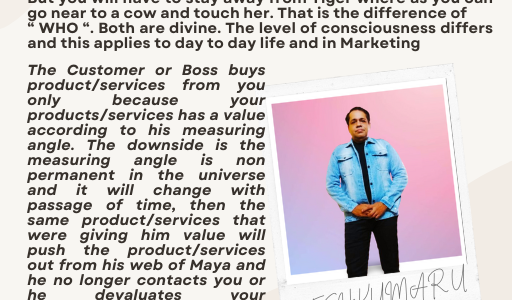 CUSTOMER OR BOSS SHOULD NOT BECOME YOUR WEAKNESS
