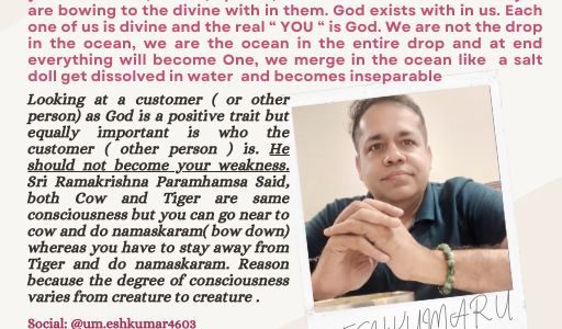 NAMASTE AND CONSCIOUSNESS