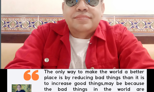 REDUCE DOING BAD THINGS THAN IT IS TO INCREASE GOOD THINGS