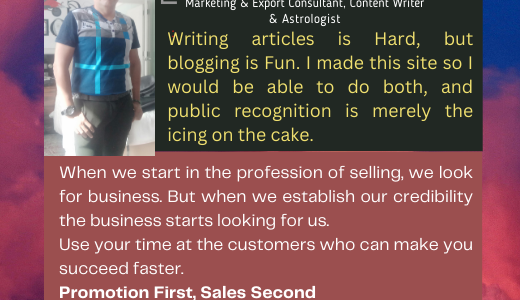 PROMOTION FIRST SALES SECOND
