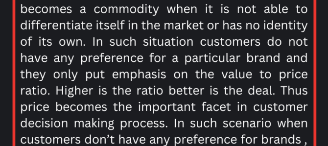STOP SELLING A PRODUCT LIKE A COMMODITY