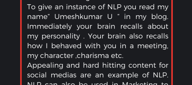 NEUROLINGUSTIC EFFECT IN MANTRA AND MARKETING