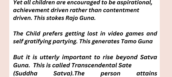 RISE BEYOND SATVA GUNA