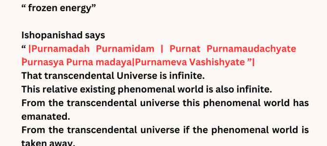 THERE IS NOTHING BUT ENERGY IN THE UNIVERSE