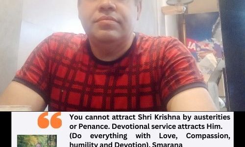 ONLY SMARANA CAN ATTRACT KRISHNA
