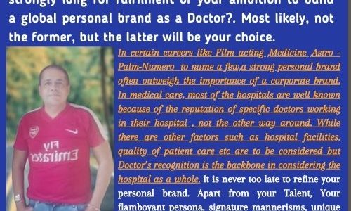 DOCTORS VS PERSONAL BRAND