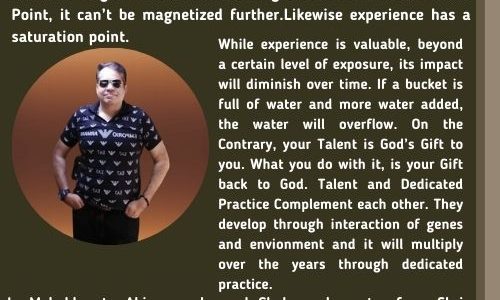 EXPERIENCE IS NOT THE FINAL WORD