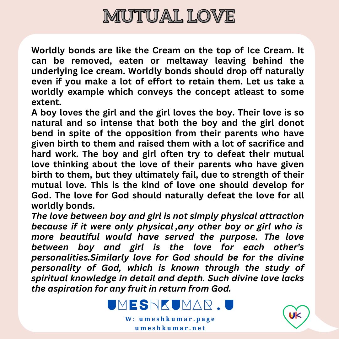 MUTUAL LOVE MUTUAL LOVE