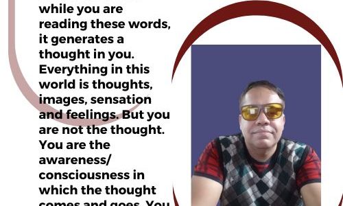 AWARENESS VS THOUGHT