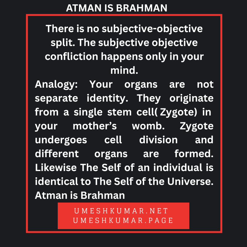 ATMAN IS BRAHMAN