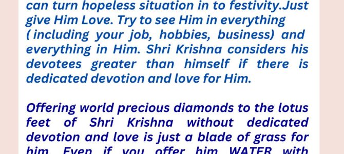 DEDICATED DEVOTION AND LOVE
