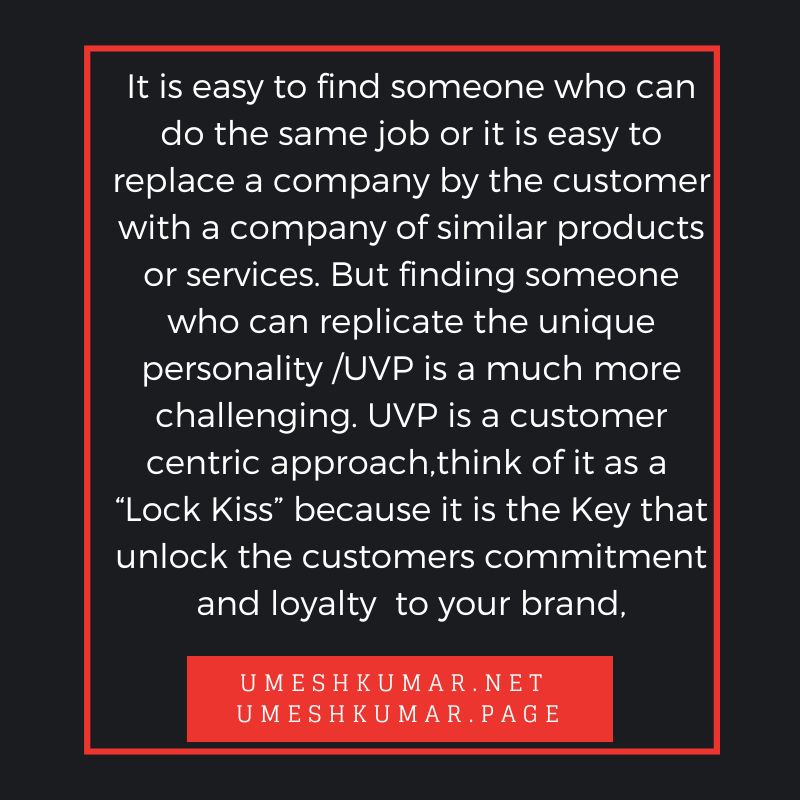 YOU OR YOUR COMPANY CAN BE EASILY REPLACED.