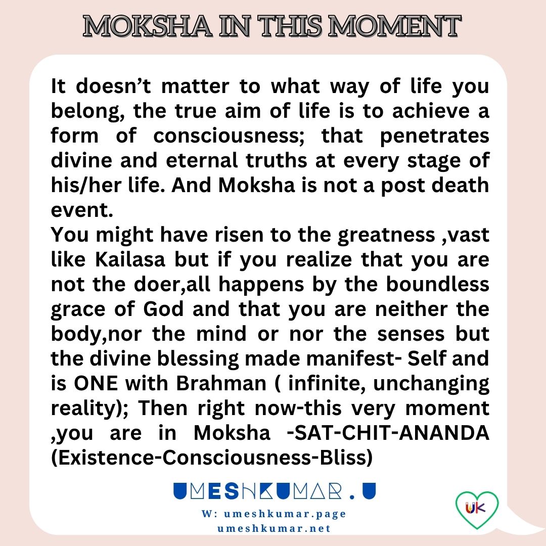 MOKSHA IN THIS MOMENT MOKSHA IN THIS MOMENT