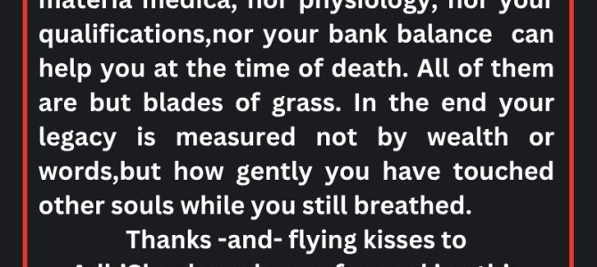 EVERYTHING IS MERELY BLADES OF GRASS
