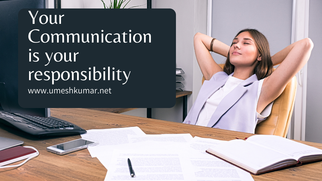 GOOD WORDS ARE YOUR RESPONSIBILITY GOOD WORDS ARE YOUR RESPONSIBILITY