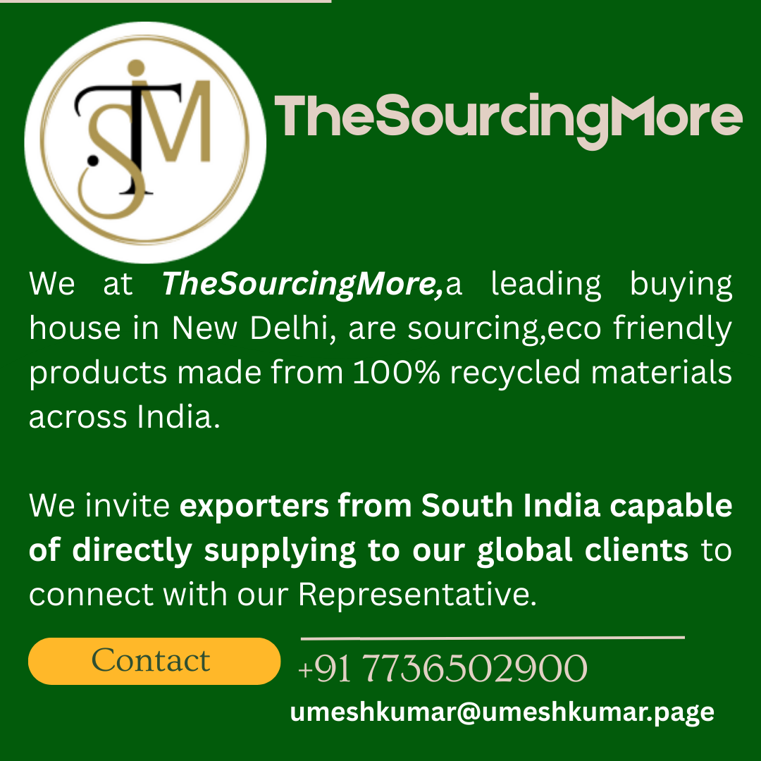 WANTED RECYCLED ECO FRIENDLY PRODUCTS