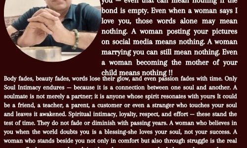 A WOMAN’S LOVE