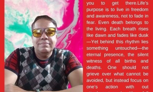 LIVE WITH FREEDOM AND AWARENESS