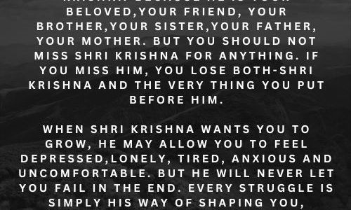 A TIGHT HUG WITH SHRI KRISHNA-SOUL MELTS IN TO ETERNAL LOVE