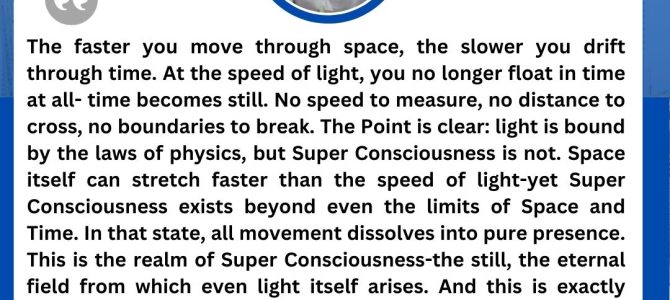 LIGHT SPACE CONSCIOUSNESS AND BHGAVAD GITA