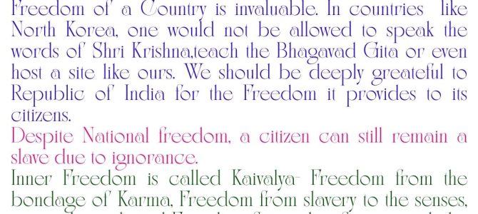 FROM FREEDOM OF THE NATION TO FREEDOM OF THE SELF