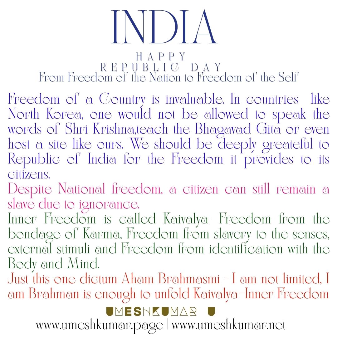 FROM FREEDOM OF THE NATION TO FREEDOM OF THE SELF