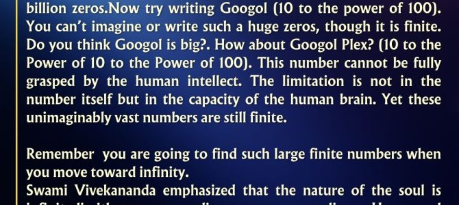 FINITE INFINITE