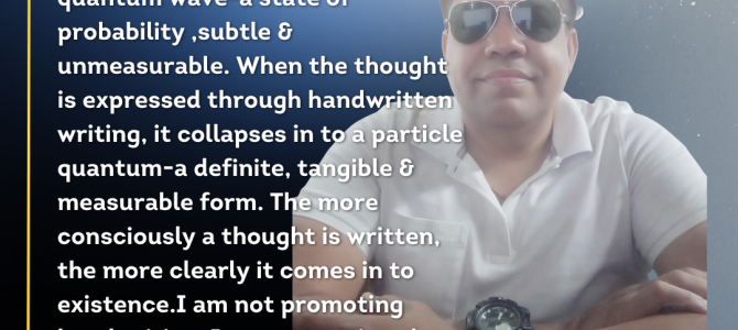 THOUGHT IS QUANTUM ENTITY