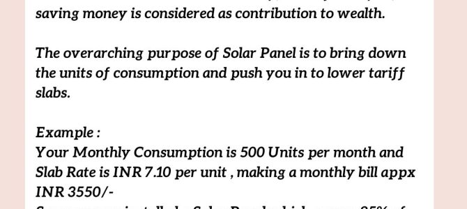 LET THE SUN PAY YOUR ELECTRICITY BILL