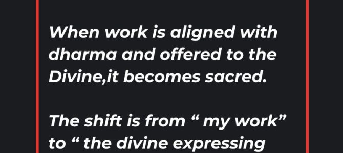 NO WORK IS TRIVAL