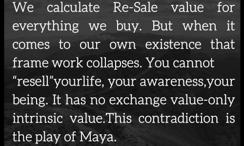 RE-SALE VALUE