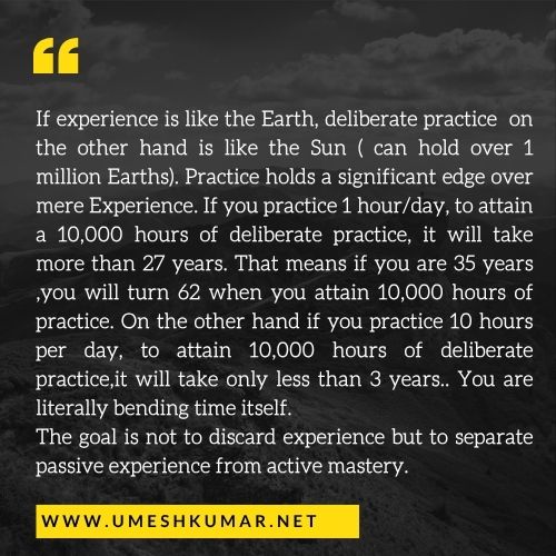 YEARS DONT MATTER,DEPTH DOES