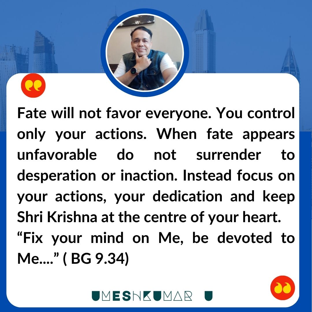 FATE WILL NOT FAVOR EVERYONE FATE WILL NOT FAVOR EVERYONE