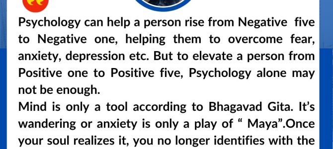 PSYCHOLOGY VS BHAGAVAD GITA
