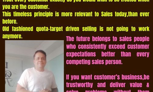THE GOLDEN RULE OF MODERN SELLING