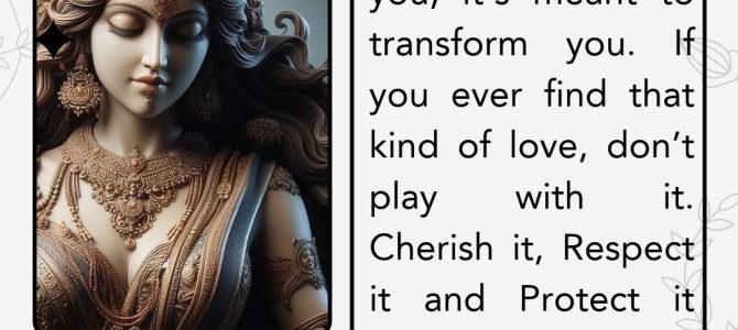 LOVE IS TRANSFORMATION