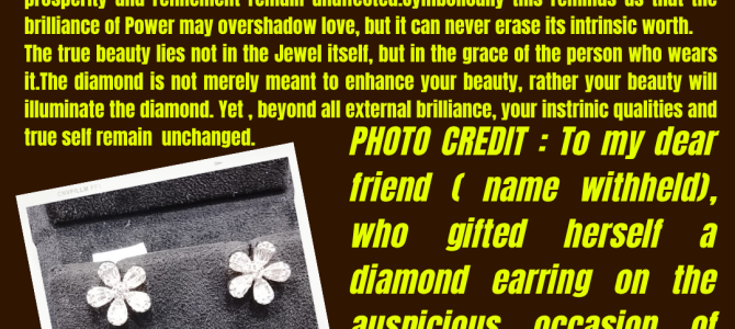 SIGNIFICANCE OF DIAMOND